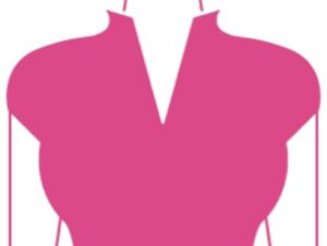 Collar with Deep V-neck
