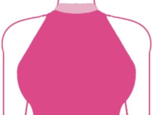High collar halter neck