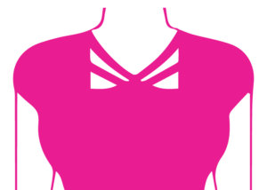 Square criss-cross neck